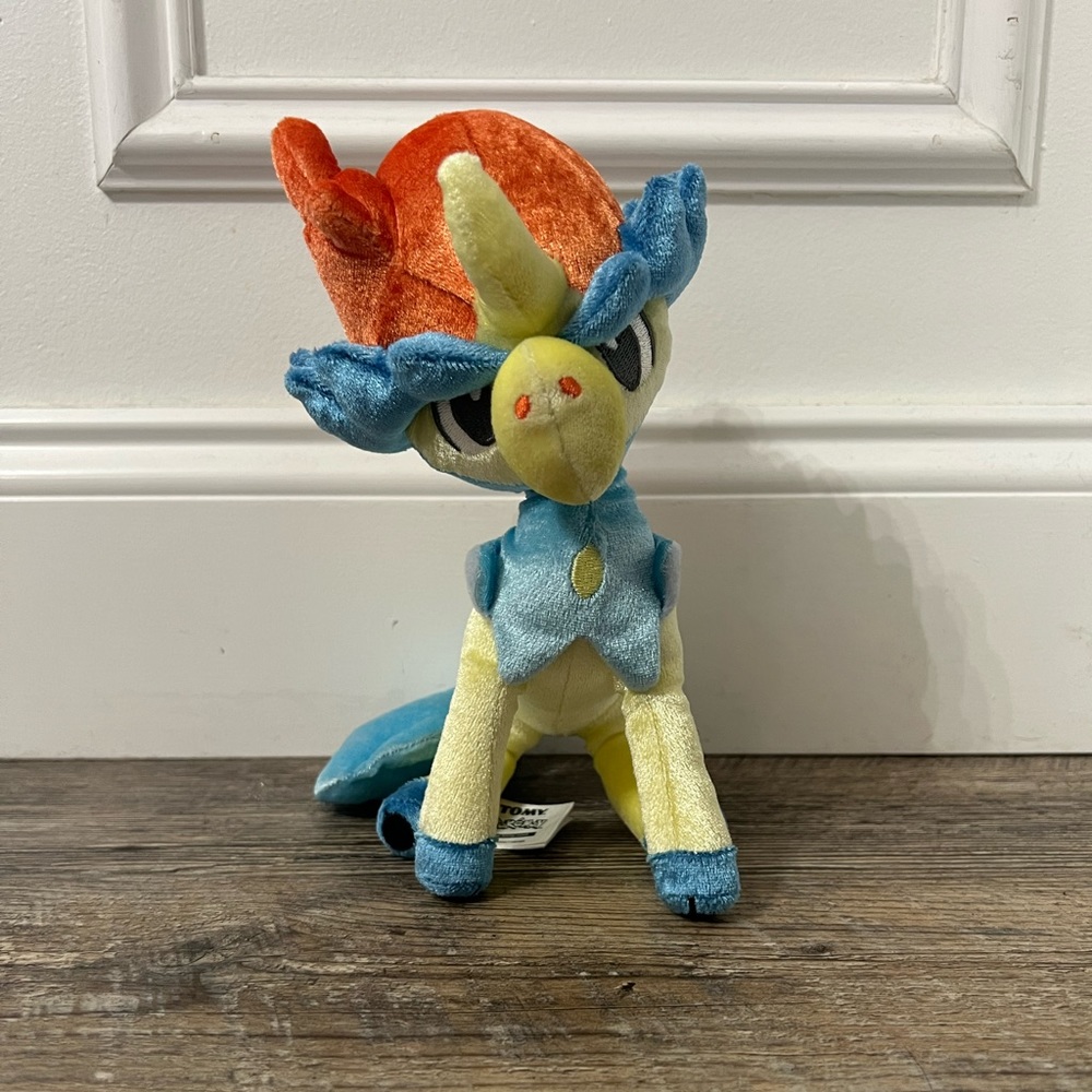 2016 TOMY POKEMON KELDEO PLUSH STUFFED ANIMAL 8" TALL